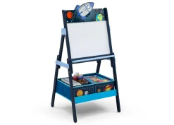 Space Adventures Wooden Activity Easel with Storage