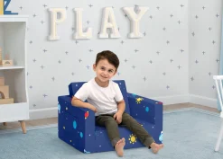 Spaceship Cozee Flip Out Chair - 2-in-1 Convertible Chair to Lounger for Kids