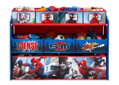 Spider-Man Deluxe 9 Bin Design and Store Toy Organizer