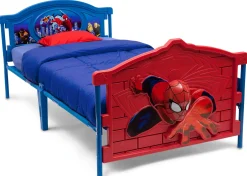 Spider-Man Plastic 3D Twin Bed