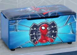 Spider-Man Upholstered Storage Bench for Kids