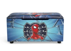 Spider-Man Upholstered Storage Bench for Kids