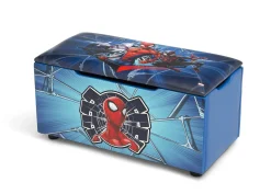 Spider-Man Upholstered Storage Bench for Kids