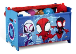Spidey and His Amazing Friends Toy Box with Retractable Fabric Top