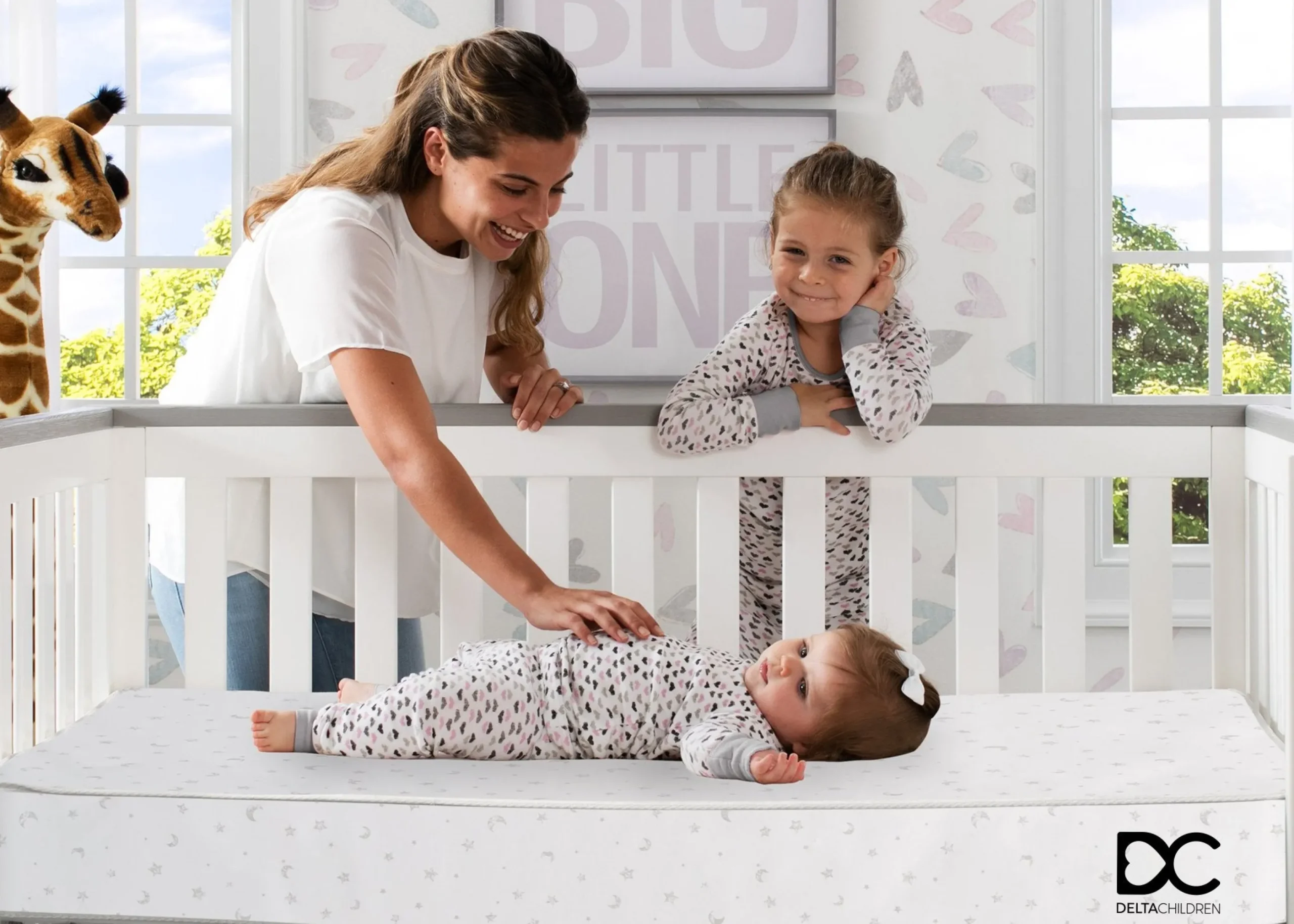 Sweet Beginnings Two-Stage Crib and Toddler Mattress