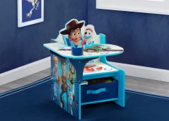 Toy Story 4 Chair Desk with Storage Bin by Delta Children
