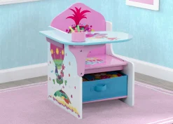 Trolls World Tour Chair Desk with Storage Bin