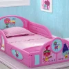 Trolls World Tour Plastic Sleep and Play Toddler Bed