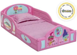 Trolls World Tour Plastic Sleep and Play Toddler Bed