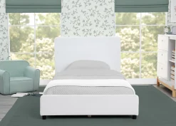 Upholstered Twin Bed with Headboard
