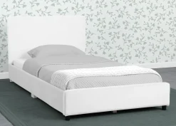 Upholstered Twin Bed with Headboard