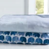 Watercolor Elephant Fitted Crib Sheets - 2 Pack