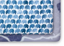 Watercolor Elephant Fitted Crib Sheets - 2 Pack
