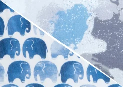 Watercolor Elephant Fitted Crib Sheets - 2 Pack