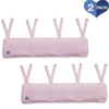 Waterproof Fleece Crib Rail Covers/Protectors for Short Side Rails, 2 Pack