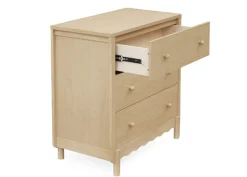William 3 Drawer Dresser with Changing Top and Interlocking Drawers