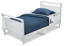 Wood Sleigh Toddler Bed