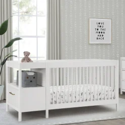 Zoe 5-in-1 Convertible Crib and Changer